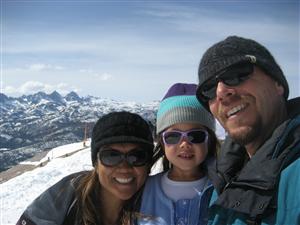 On top of Mammoth 